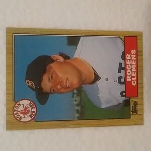 Roger Clemens Baseball Card 1987
